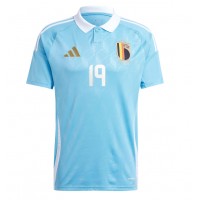 Camisa de time de futebol Bélgica Johan Bakayoko #19 Replicas 2º Equipamento Europeu 2024 Manga Curta